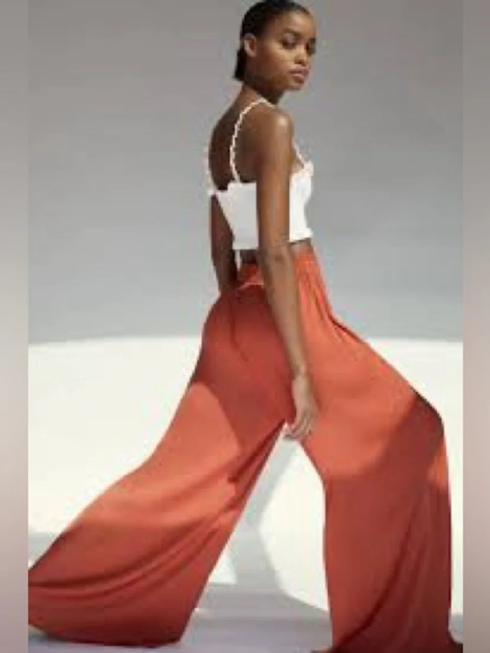 Zara Flowy Wide Palazzo Pant - Picture 3 of 9